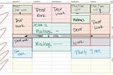 How to Design Your Weekly Schedule