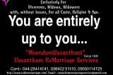 Vasantham Remarriage Service — Meendum Vasantham is Chennai’s most trusted second marriage…