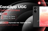 CoralApp UGC Creation Contest