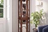 belleze-loraine-5-shelves-canted-corner-lighted-curio-cabinet-walnut-1