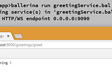 Ballerina — create a simple web service