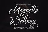 Magnetta Wettney Font