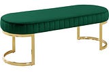 meridian-lemar-green-velvet-bench-1