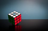 a solved Rubik’s cube