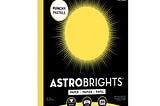 astrobrights-punchy-pastels-colored-paper-24-lbs-8-5-x-11-lively-lemon-200-sheets-pack-1