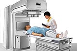 How a radiography machine deals with cancer (ideas by AI)