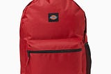 Dickies Essential Red Backpack: Durable and Comfortable School Companion | Image