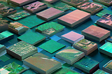 Cover photo of tiles of satellite images being processed at batch scale.