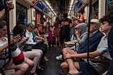 vagón de metro de madrid