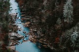 A Stream Flows Through the Dark and Dreary Woods