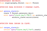 ENCRIPTAR Y DESENCRIPTAR DATOS EN PYTHON, CON «cryptography».