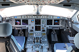 An image of and Airbus A333neo cockpit