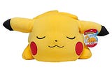pokemon-18-inch-sleeping-pikachu-plush-size-one-size-yellow-1