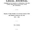 Erie County Legal Journal | Cover Image