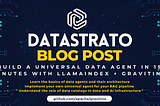 Building A Universal Data Agent in 15 Minutes with LlamaIndex and Apache Gravitino (incubating)