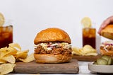 5-Ingredient Chicken Sandwich with Ranch Coleslaw