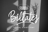 Billates Font