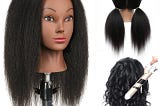 Realistic Hair Mannequin Head for Styling Practice | Image