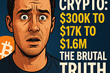 9 Years in Crypto: From $300K to $17K to $1.6M — The Brutal Truth I Learned