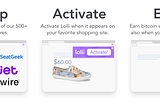 Lolli allows your to shop and earn Bitcoin back on purchases!