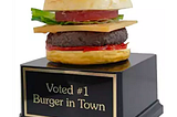 Ron Swanson’s Cook Off Champion Burger Trophy