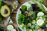 Wonderful picture of a GREEN Keto Salad the ultimate defence against addiction.