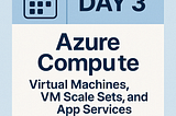 🚀🚀🚀🚀Day 3: Azure Compute — Virtual Machines, VM Scale Sets, and App Services