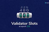 Towards Further Decentralization with 640 slots!