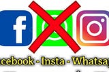 Facebook, Instagram और Whatsapp हुए बंद ?,