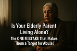 Is Your Elderly Parent Living Alone? The ONE MISTAKE That Makes Them a Target for Abuse!