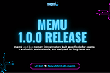 memU 1.0.0: Memory-Driven Agent Evolution