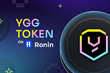 YGG Token Arrives on Ronin Network