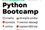 Python Bootcamp’inden İlk İzlenimler