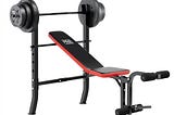 marcy-pro-standard-weight-bench-with-100-lb-weight-set-pm-2085