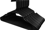 Utopia Home Space-Saving Notched Plastic Hangers for Clothes (50-Pack) | Image