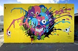 HOW I PAINTED MY LARGEST MURAL TO DATE— by Alex Pardee