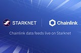 DexTrac Announces Support for Chainlink Data Feeds on Starknet Mainnet.