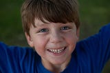 The “I did it!” smile of success when he first caught a ball, and the beginning of beautiful friendships.