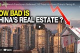 China Leads Global Real Estate Crash
