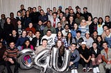 Large group photo of volunteers.