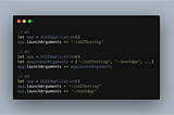 Tips & Tricks gleaned for XCUIApplication Launch Arguments