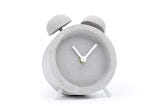 Stylish Concrete Table Clock with Silent Sweep Movement | Image