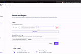 Add private pages to your Webflow pages