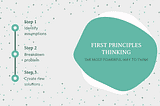 First Principles Thinking
