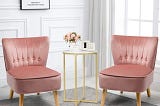 Modern Velvet Accent Swivel Leisure Sofa Chair for Compact Spaces | Image
