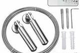 urbanred-wall-mount-curtain-wire-rod-set-for-art-display-5-meters-stainless-steel-photo-hanging-wire-1