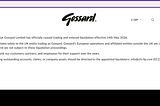 Gossard Liquidation 2026: What’s It Means and What’s Next?