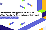 AltLayer-Run EigenDA Operator is Live on Mainnet