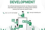 Transform your business with GCC Marketing’s expert Software Development services!