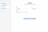 A brief animation of transferring EOS tokens to the EOS EVM on Unicove.